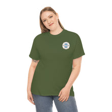 Load image into Gallery viewer, PPG Member Badge with No Pain, No Force, No Fear on the back Unisex Heavy Cotton Tee