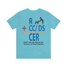 Load image into Gallery viewer, Ask Me About Dog Training Plus R Unisex Jersey Short Sleeve Tee