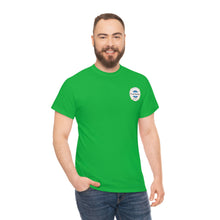 Load image into Gallery viewer, PPG Member Badge with No Pain, No Force, No Fear on the back Unisex Heavy Cotton Tee