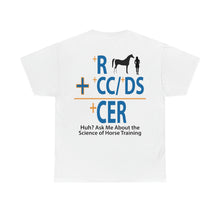 Load image into Gallery viewer, Ask Me About Horse Training Unisex Heavy Cotton Tee