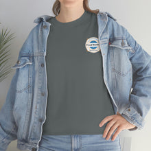 Load image into Gallery viewer, PPG Member Badge with No Pain, No Force, No Fear on the back Unisex Heavy Cotton Tee