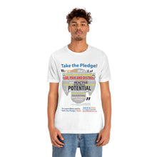 Load image into Gallery viewer, Take The Pledge Unisex Jersey Short Sleeve Tee