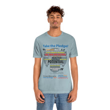 Load image into Gallery viewer, Take The Pledge Unisex Jersey Short Sleeve Tee