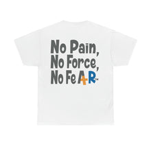 Load image into Gallery viewer, PPG Member Badge with No Pain, No Force, No Fear on the back Unisex Heavy Cotton Tee
