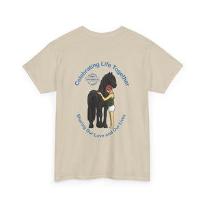 Australian Celebrating Life – Woman with Horse Unisex Heavy Cotton Tee