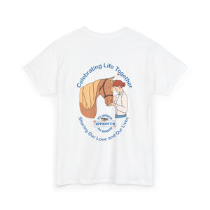 Australian Celebrating Life – Female with Horse Unisex Heavy Cotton Tee