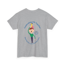 Load image into Gallery viewer, British Isles Celebrating Life – Boy with Parrot Unisex Heavy Cotton Tee
