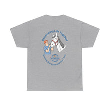 Load image into Gallery viewer, Australian Celebrating Life – Male with Horse Unisex Heavy Cotton Tee
