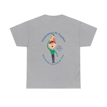 Load image into Gallery viewer, British Isles Celebrating Life – Boy with Parrot Unisex Heavy Cotton Tee
