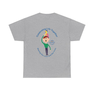 British Isles Celebrating Life – Boy with Parrot Unisex Heavy Cotton Tee