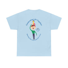 Load image into Gallery viewer, Australian Celebrating Life – Boy with Parrot Unisex Heavy Cotton Tee
