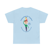 Load image into Gallery viewer, British Isles Celebrating Life – Boy with Parrot Unisex Heavy Cotton Tee
