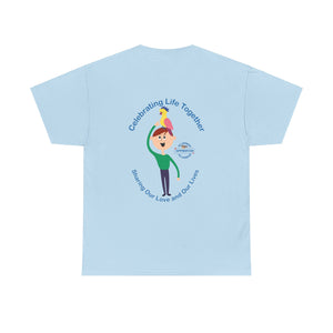 British Isles Celebrating Life – Boy with Parrot Unisex Heavy Cotton Tee