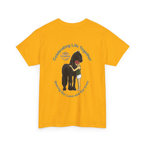 Australian Celebrating Life – Woman with Horse Unisex Heavy Cotton Tee