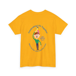 British Isles Celebrating Life – Boy with Parrot Unisex Heavy Cotton Tee