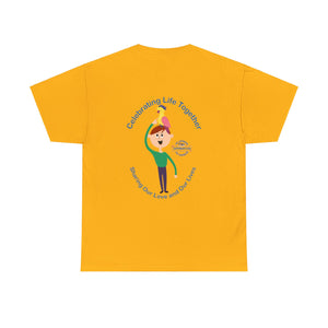 British Isles Celebrating Life – Boy with Parrot Unisex Heavy Cotton Tee