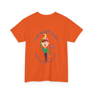 British Isles Celebrating Life – Boy with Parrot Unisex Heavy Cotton Tee