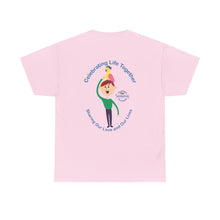 Load image into Gallery viewer, Australian Celebrating Life – Boy with Parrot Unisex Heavy Cotton Tee
