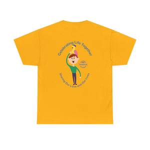 Celebrating Life – Boy with Parrot Unisex Heavy Cotton Tee