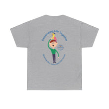 Load image into Gallery viewer, Australian Celebrating Life – Boy with Parrot Unisex Heavy Cotton Tee
