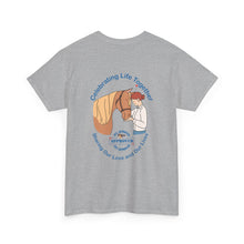 Load image into Gallery viewer, Celebrating Life – Female with Horse Unisex Heavy Cotton Tee
