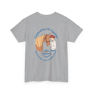 Celebrating Life – Female with Horse Unisex Heavy Cotton Tee