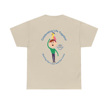 Load image into Gallery viewer, Australian Celebrating Life – Boy with Parrot Unisex Heavy Cotton Tee
