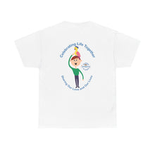 Load image into Gallery viewer, Celebrating Life – Boy with Parrot Unisex Heavy Cotton Tee
