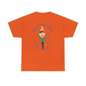 Celebrating Life – Boy with Parrot Unisex Heavy Cotton Tee