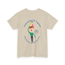 Load image into Gallery viewer, Australian Celebrating Life – Boy with Parrot Unisex Heavy Cotton Tee
