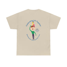 Load image into Gallery viewer, British Isles Celebrating Life – Boy with Parrot Unisex Heavy Cotton Tee
