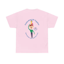 Load image into Gallery viewer, British Isles Celebrating Life – Boy with Parrot Unisex Heavy Cotton Tee
