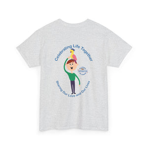 Celebrating Life – Boy with Parrot Unisex Heavy Cotton Tee