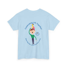 Load image into Gallery viewer, British Isles Celebrating Life – Boy with Parrot Unisex Heavy Cotton Tee
