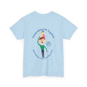 British Isles Celebrating Life – Boy with Parrot Unisex Heavy Cotton Tee