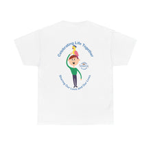 Load image into Gallery viewer, Australian Celebrating Life – Boy with Parrot Unisex Heavy Cotton Tee
