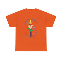 Load image into Gallery viewer, British Isles Celebrating Life – Boy with Parrot Unisex Heavy Cotton Tee
