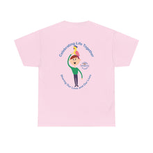 Load image into Gallery viewer, Celebrating Life – Boy with Parrot Unisex Heavy Cotton Tee
