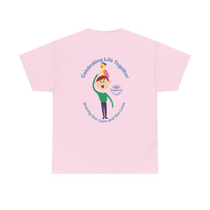 Celebrating Life – Boy with Parrot Unisex Heavy Cotton Tee