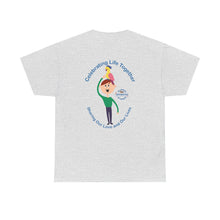 Load image into Gallery viewer, Celebrating Life – Boy with Parrot Unisex Heavy Cotton Tee
