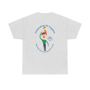 Celebrating Life – Boy with Parrot Unisex Heavy Cotton Tee