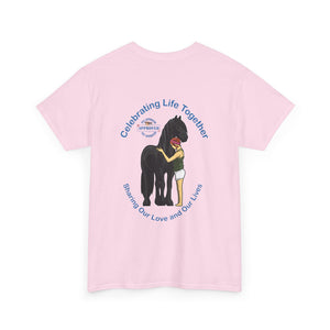 Australian Celebrating Life – Woman with Horse Unisex Heavy Cotton Tee