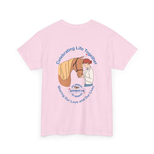 Australian Celebrating Life – Female with Horse Unisex Heavy Cotton Tee