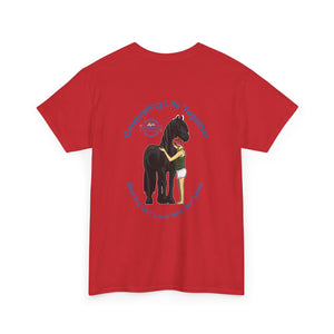 Celebrating Life – Woman with Horse Unisex Heavy Cotton Tee