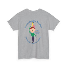 Load image into Gallery viewer, Celebrating Life – Boy with Parrot Unisex Heavy Cotton Tee
