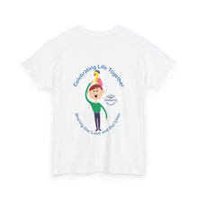 Load image into Gallery viewer, British Isles Celebrating Life – Boy with Parrot Unisex Heavy Cotton Tee
