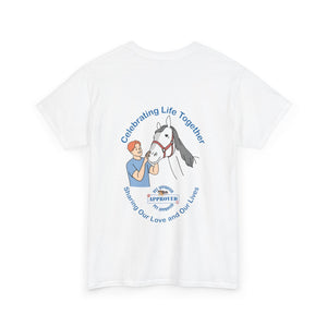 British Isles Celebrating Life – Male with Horse Unisex Heavy Cotton Tee