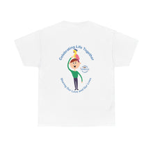 Load image into Gallery viewer, British Isles Celebrating Life – Boy with Parrot Unisex Heavy Cotton Tee
