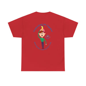 Celebrating Life – Boy with Parrot Unisex Heavy Cotton Tee