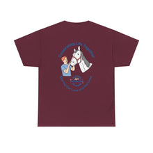 Load image into Gallery viewer, Australian Celebrating Life – Male with Horse Unisex Heavy Cotton Tee
